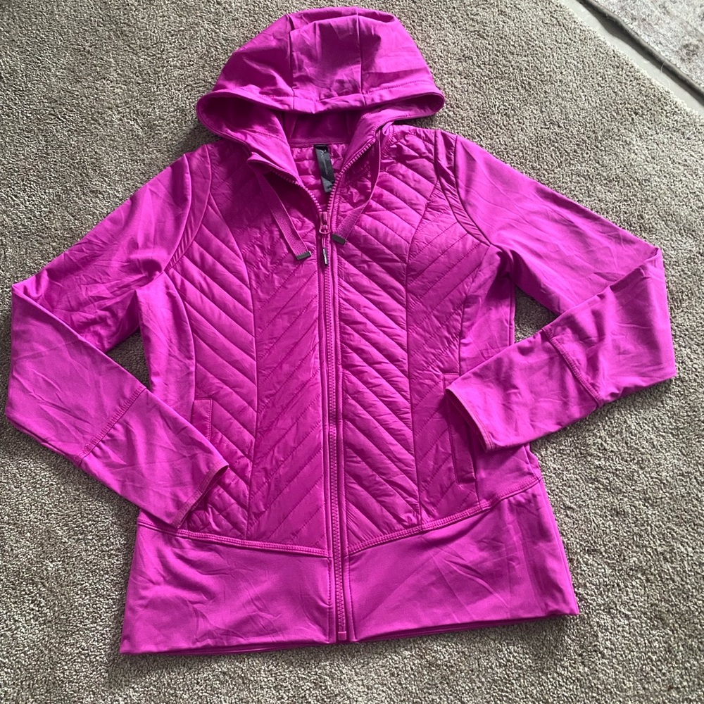 Free motion jacket fuschia running